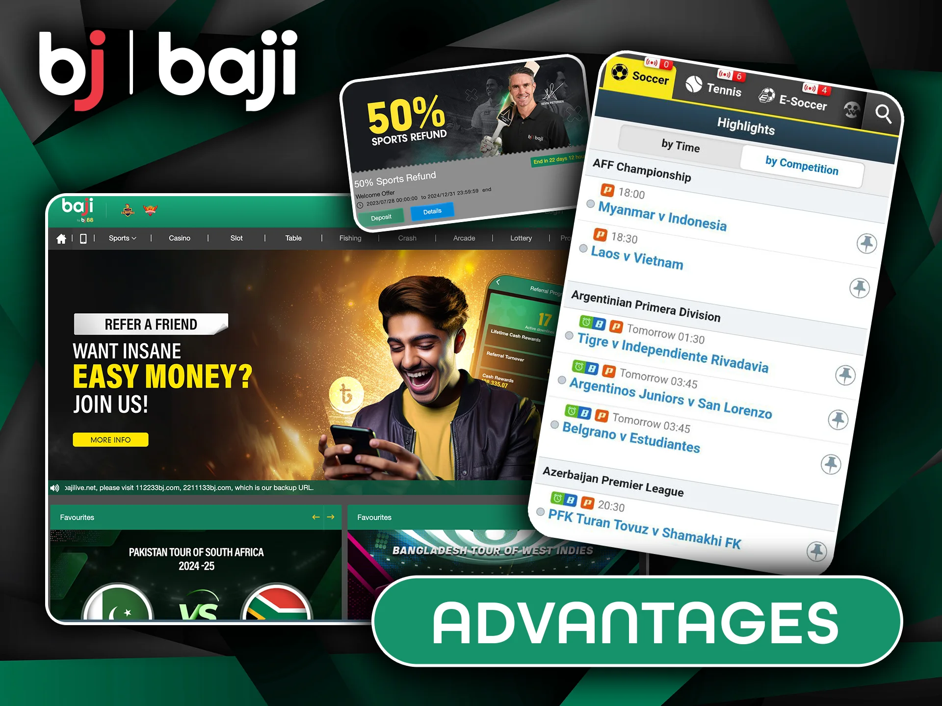 Main Advantages of Baji Casino in Bangladesh.