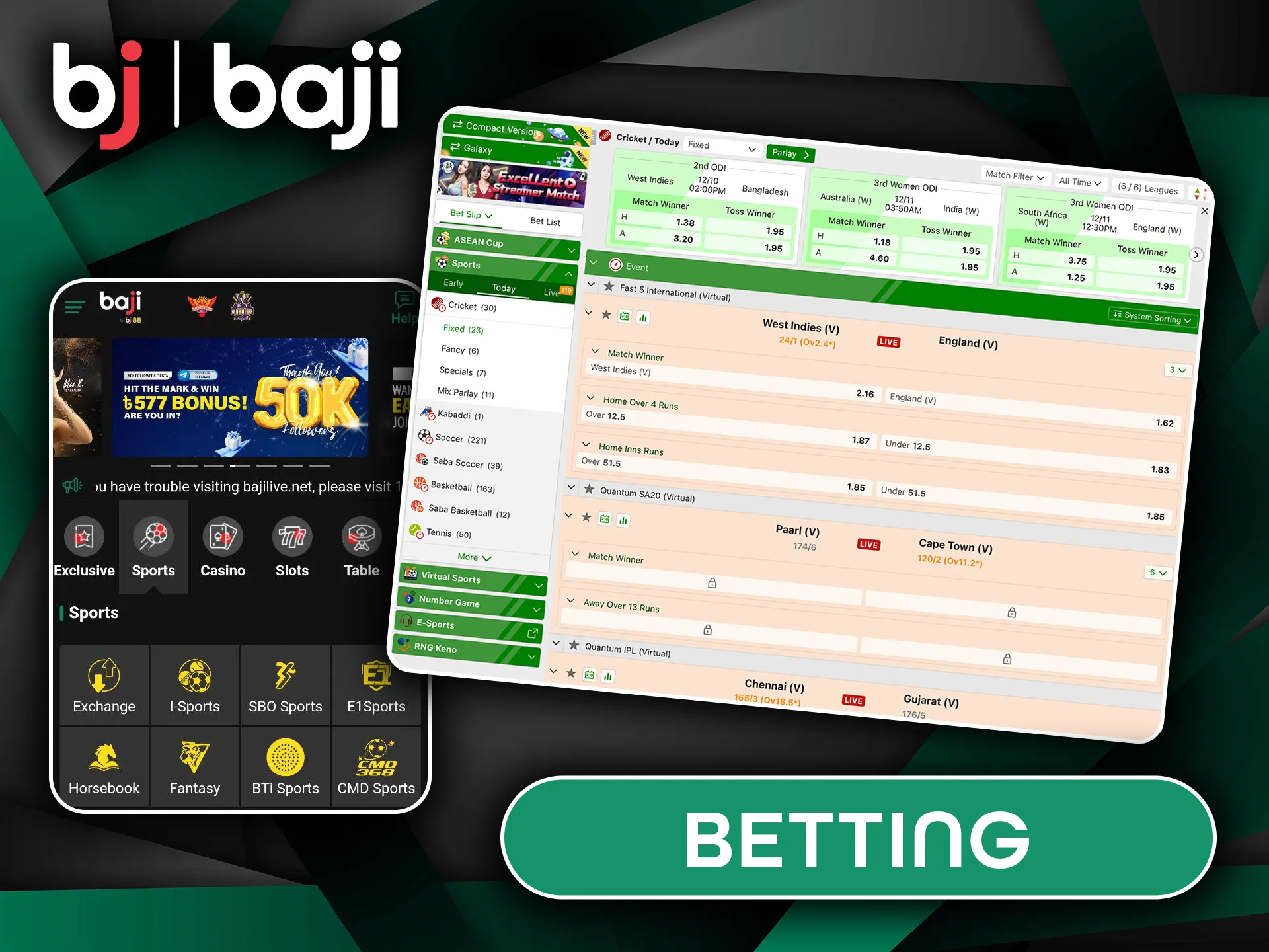 Online Sports Betting at Baji.