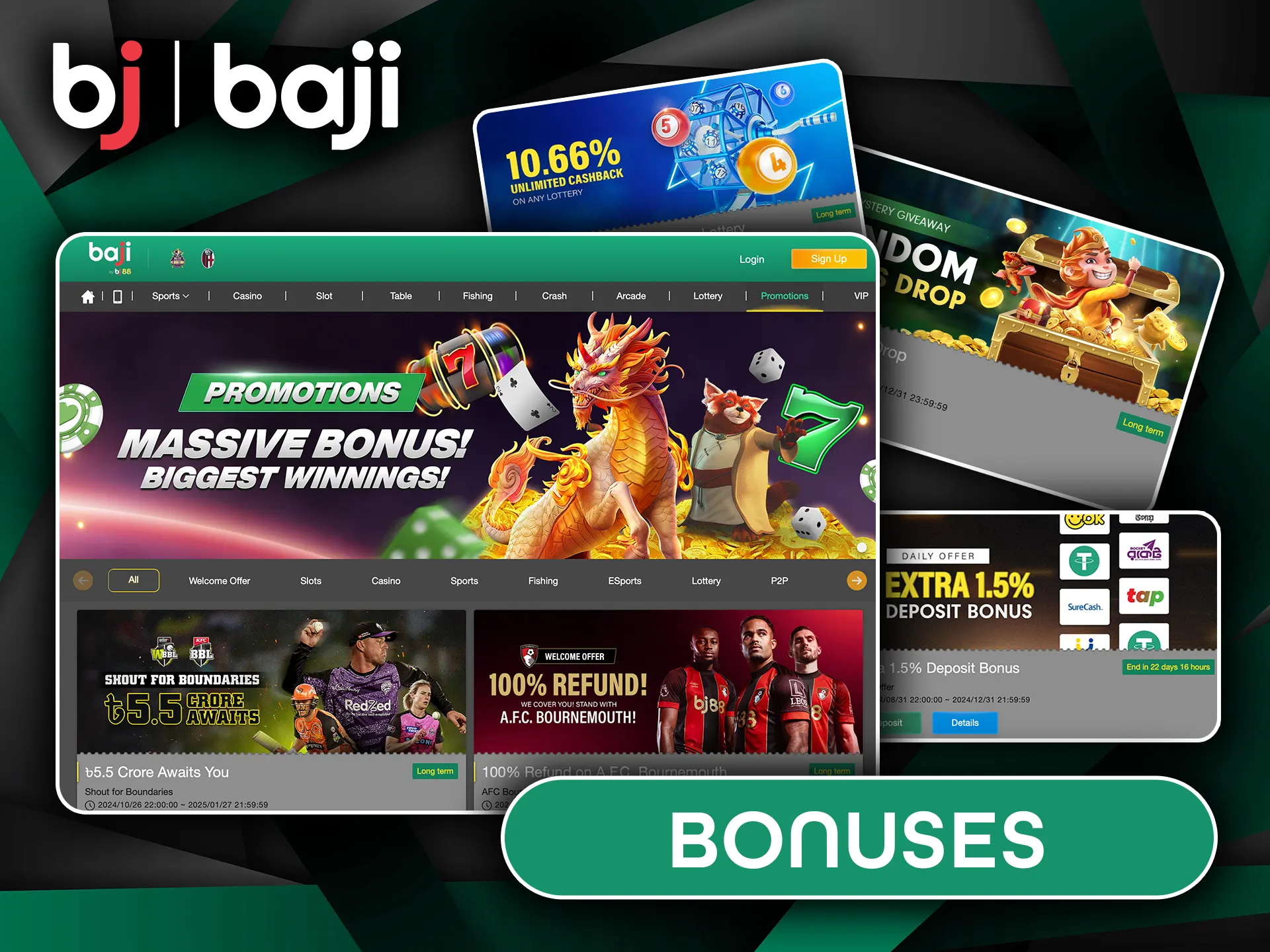 Bonuses and Promotions at Baji.