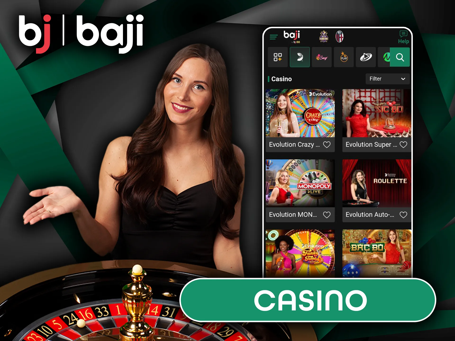 Play Casino Games on the Baji App in Bangladesh.