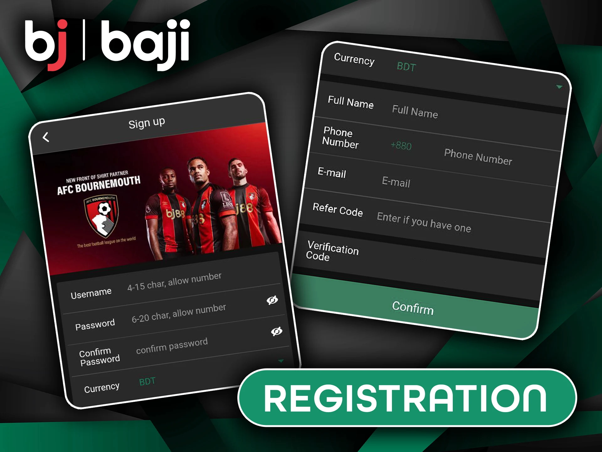 How to Register on Baji App in Bangladesh.