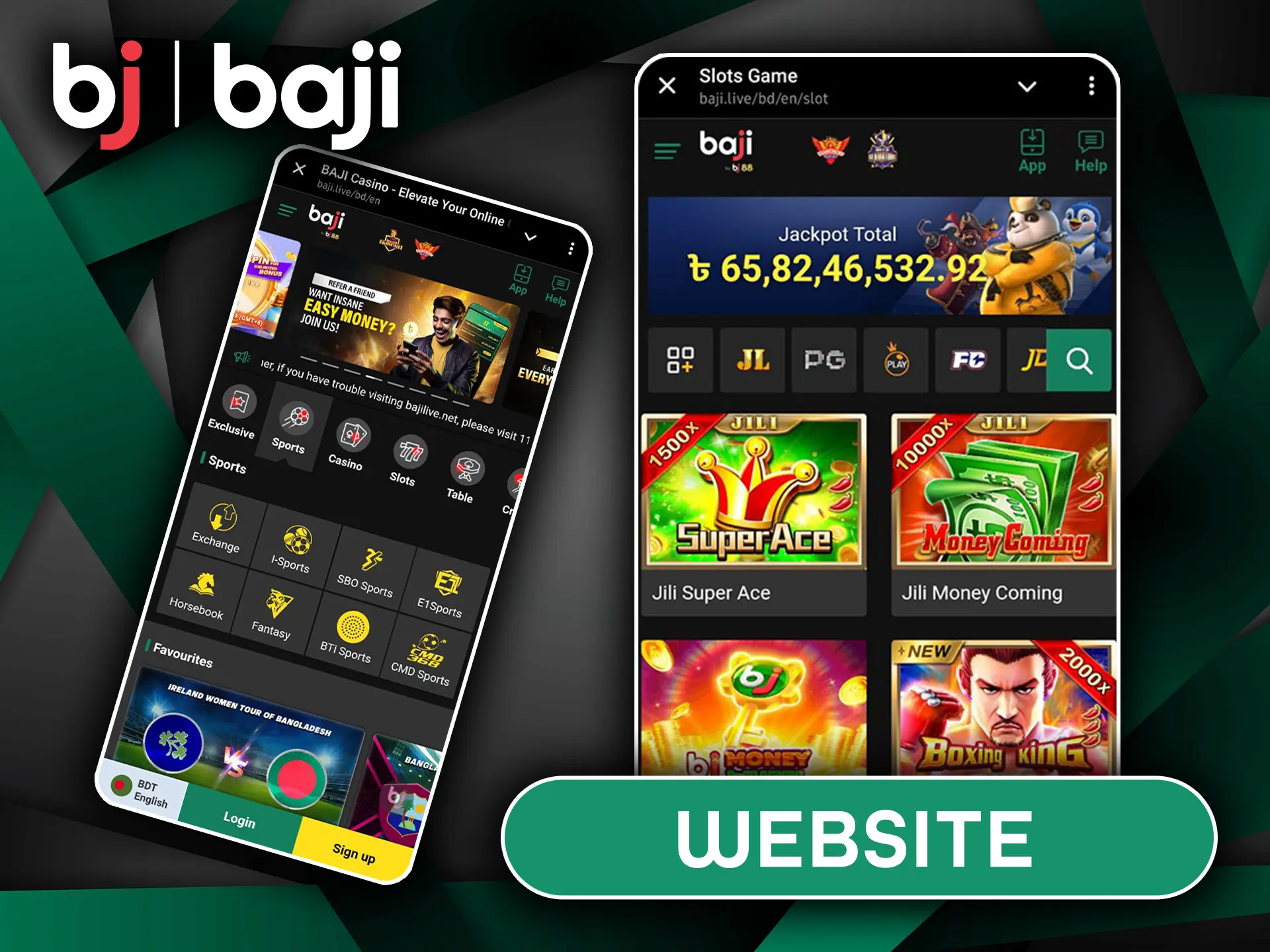 Enjoy Baji Mobile Website Version for Easy Access.