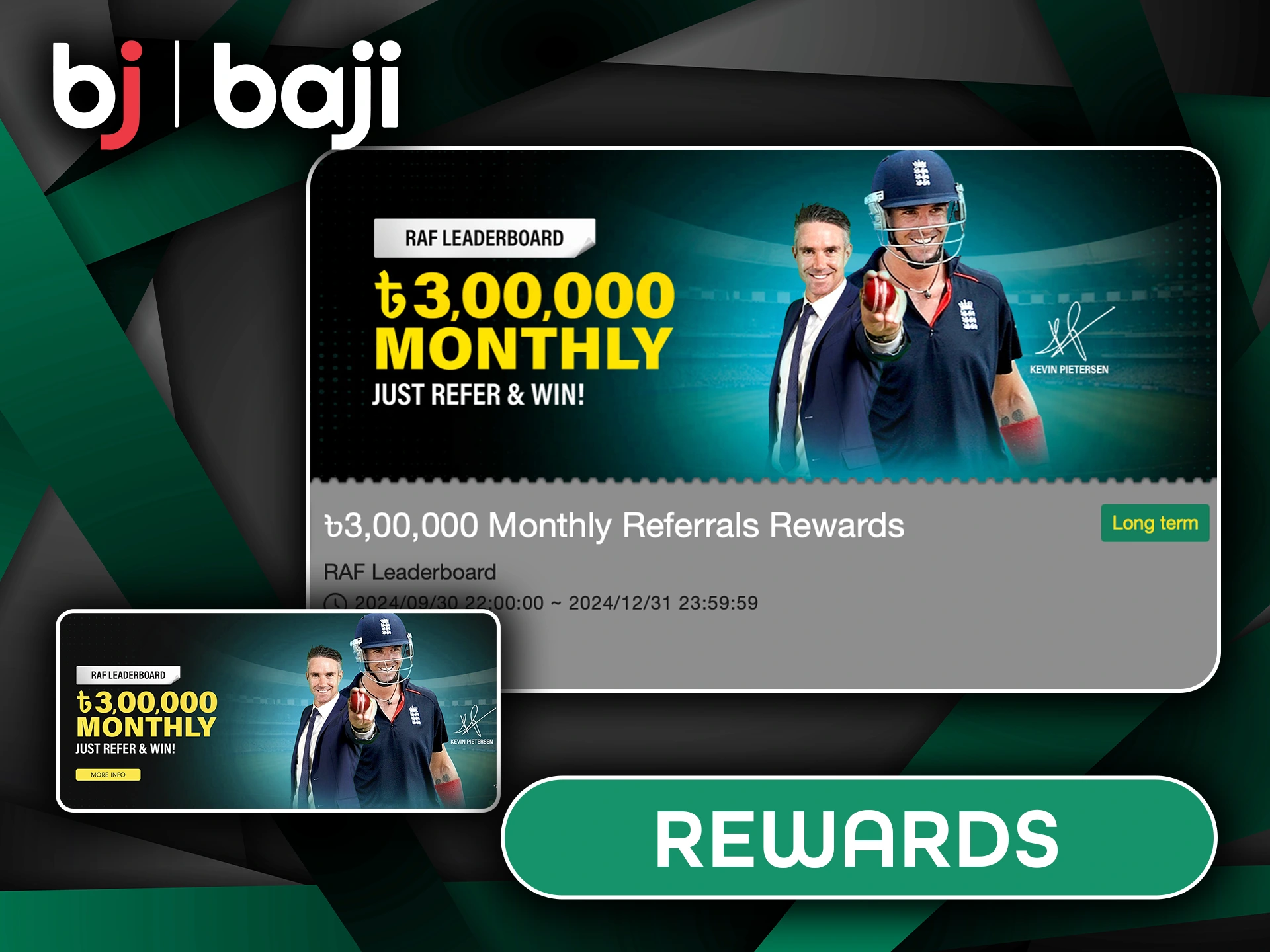 Get Up to Monthly Referral Rewards at Baji.