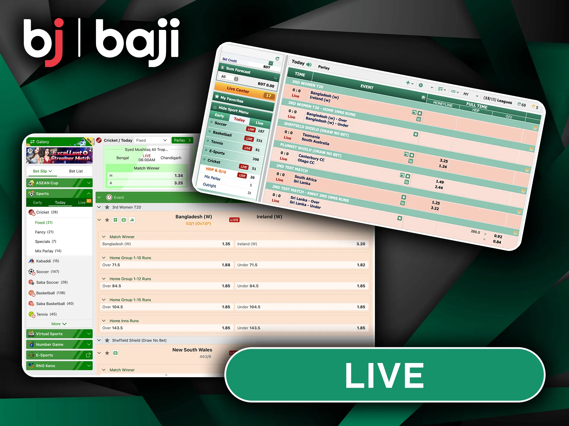 Top Cricket Leagues for Betting on Baji Live.