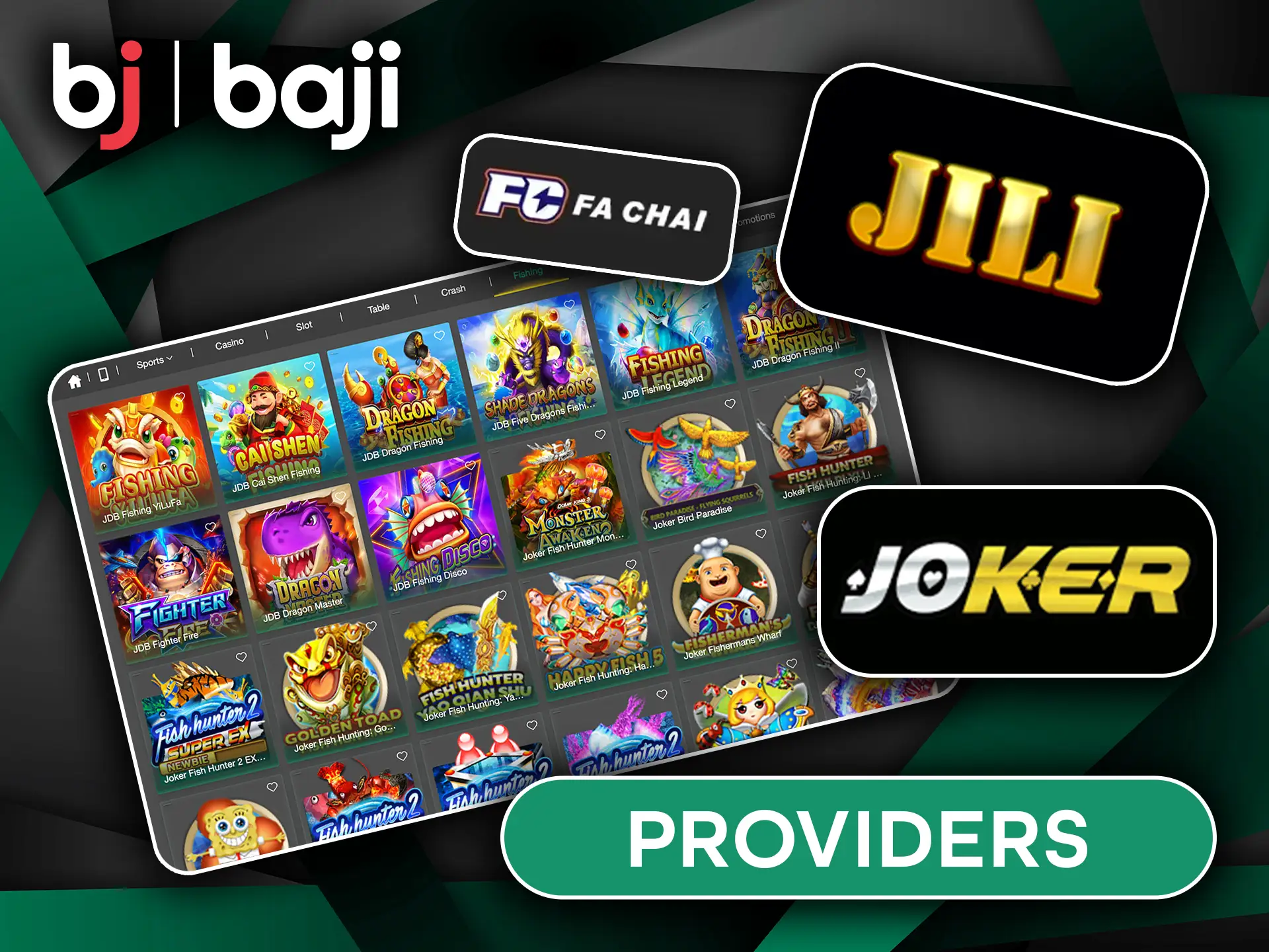 Baji Bet Fishing Games Providers: Best Options.