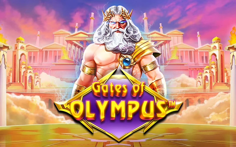 Enter the realm of Zeus in the Gates of Olympus game at Baji.