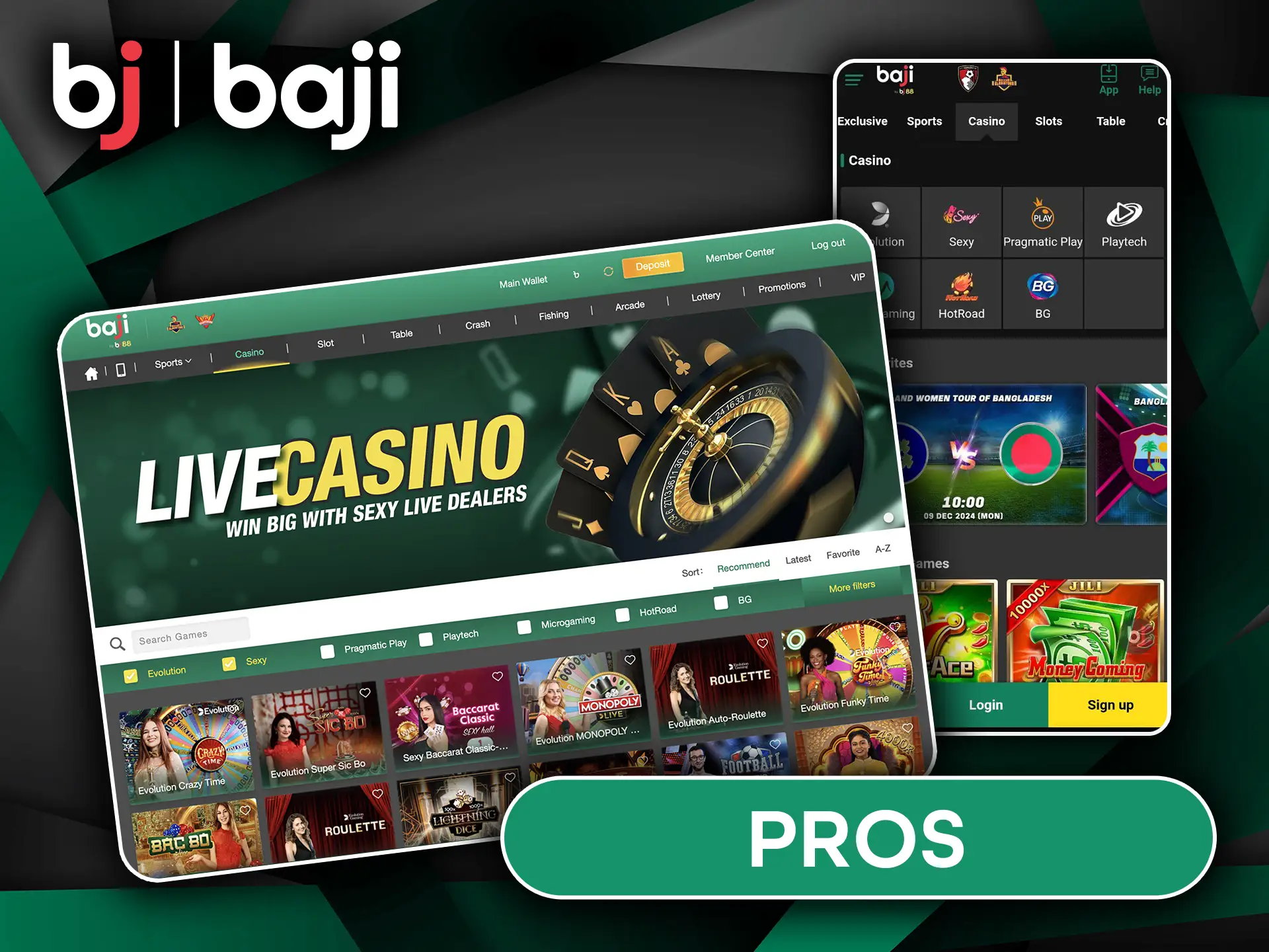 Discover the Pros of Baji Live Casino.