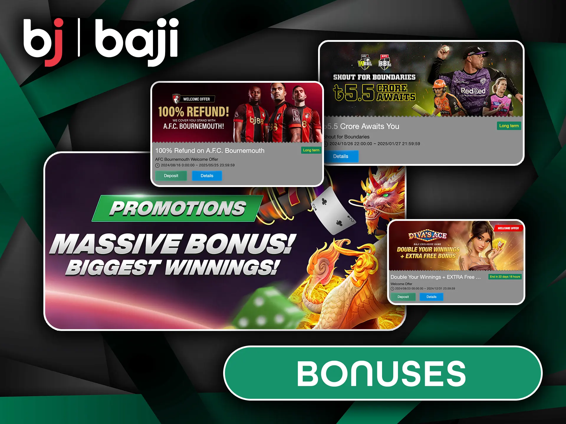 Unlock Exciting Bonuses After Creating a Baji Account.