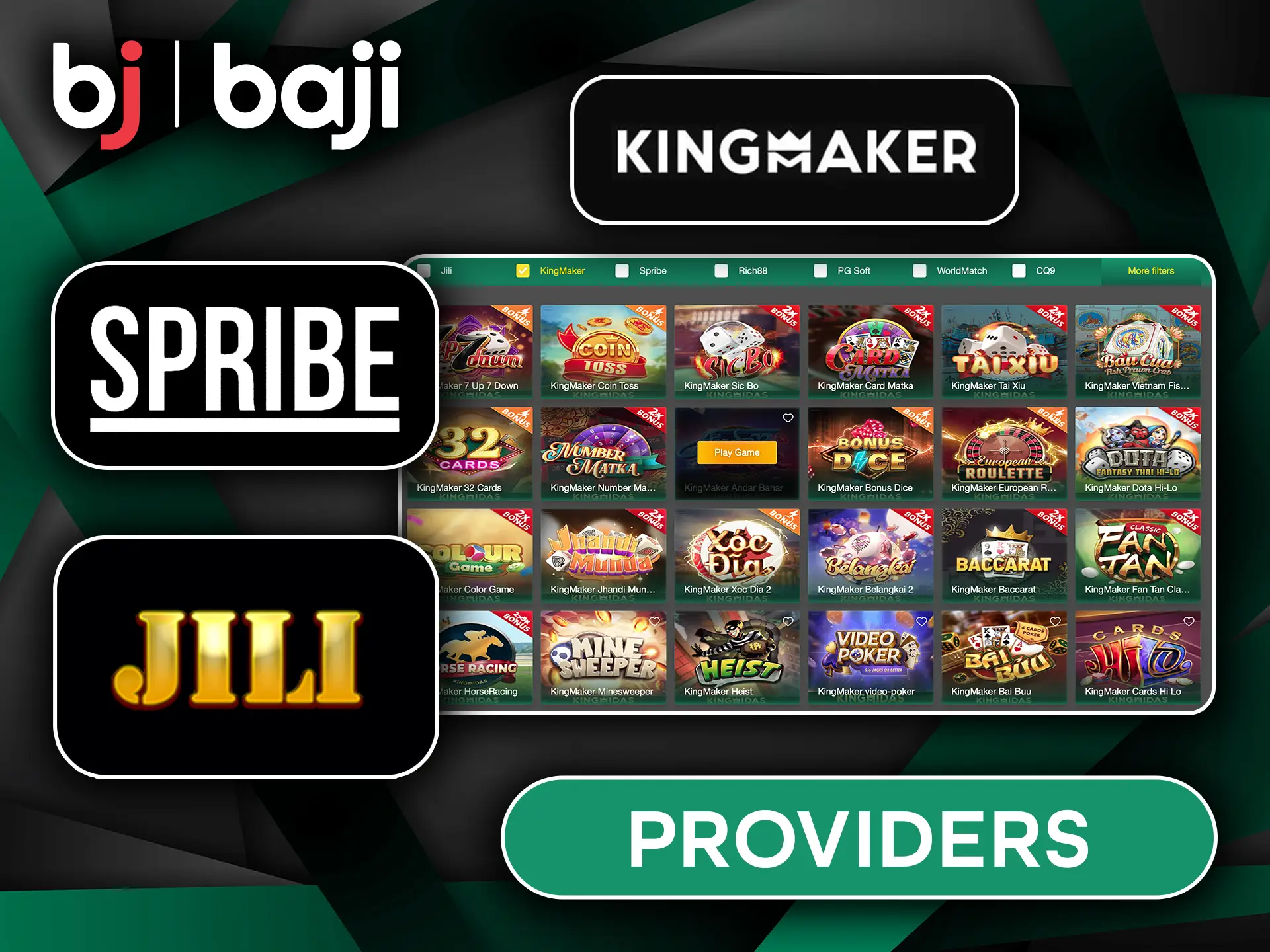 Baji Table Games Providers Best Options.