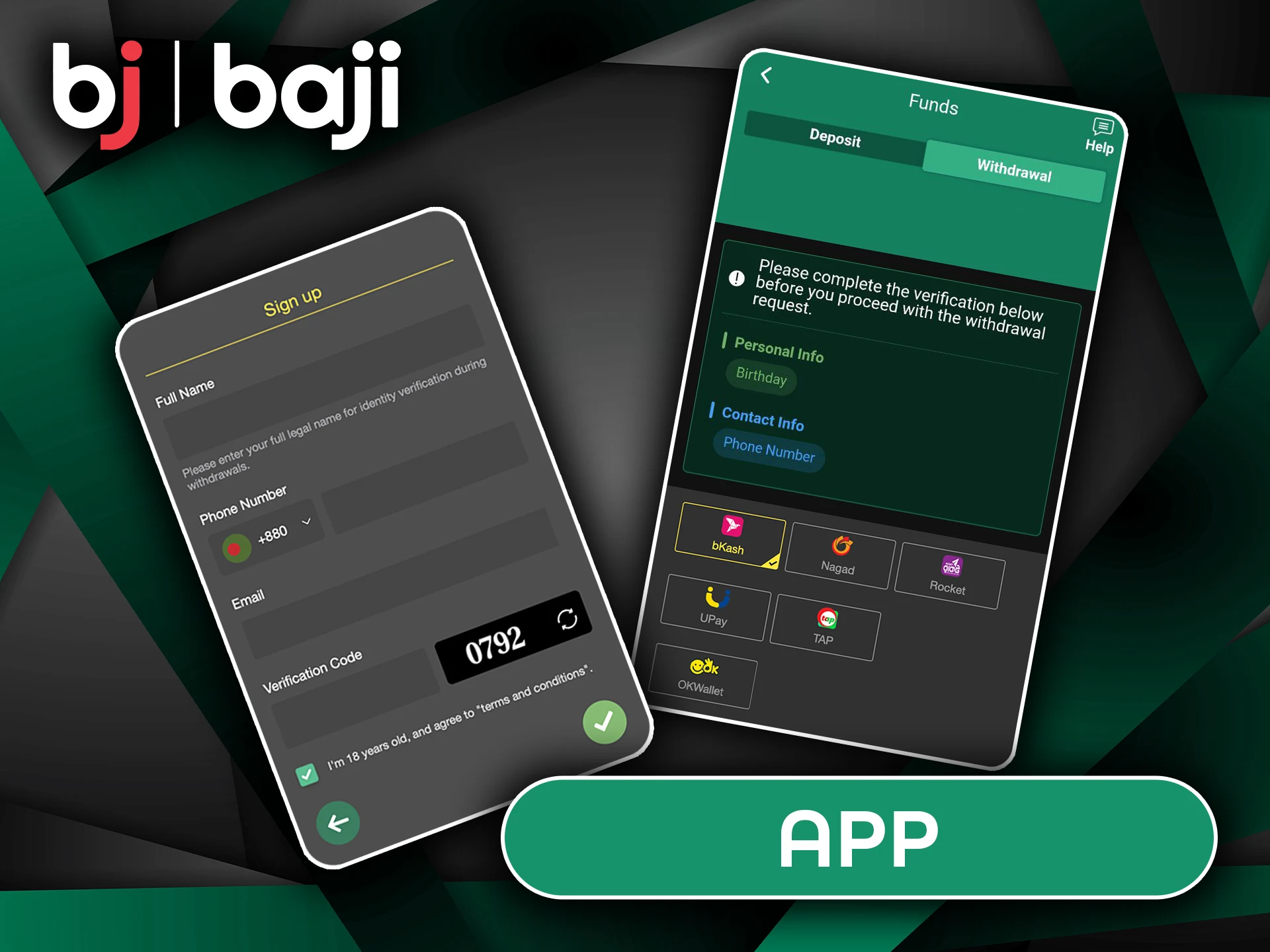 Quick Guide to Withdrawing Using the Baji App.